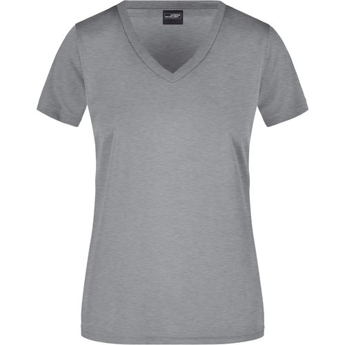 Ladies' Active-V - Funktions T-Shirt für Freizeit und Sport [Gr. XXL] (Art.-Nr. CA696390) - Feiner Single Jersey
V-Ausschnitt,...