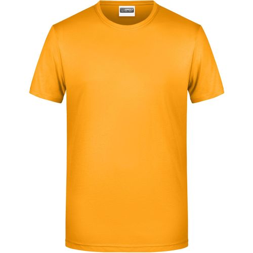 Men's Basic-T - Herren T-Shirt in klassischer Form [Gr. XXL] (Art.-Nr. CA697626) - 100% gekämmte, ringgesponnene BIO-Baumw...