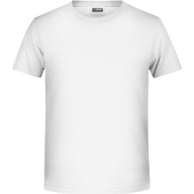 Boys' Basic-T - T-Shirt für Kinder in klassischer Form [Gr. M] (white) (Art.-Nr. CA701445)