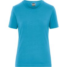 Ladies' BIO Stretch-T Work - T-Shirt aus weichem Elastic-Single-Jersey [Gr. L] (Turquoise) (Art.-Nr. CA702527)