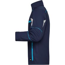 Workwear Softshell Jacket - Funktionelle Softshelljacke mit hochwertiger Ausstattung (navy / turquoise) (Art.-Nr. CA703294)