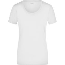 Ladies' Stretch Round-T - T-Shirt aus weichem Elastic-Single-Jersey [Gr. M] (white) (Art.-Nr. CA710888)