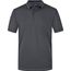 Men's Elastic Polo - Hochwertiges Poloshirt mit Kontraststreifen [Gr. S] (graphite/white) (Art.-Nr. CA712026)