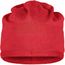 Bio Cotton Beanie - Modische Mütze im legeren Stil (carmine-red-melange) (Art.-Nr. CA714166)