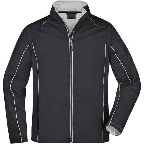 Men's Zip-Off Softshell Jacket - 2 in 1 Jacke mit abzippbaren Ärmeln [Gr. M] (Art.-Nr. CA716765) - Wind- und wasserdichtes 3-Lagen Funktion...