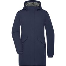 Ladies' Business Parka - Klassischer, wattierter Parka mit angeschnittener Kapuze [Gr. L] (navy) (Art.-Nr. CA717248)