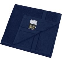 Hand Towel - Handtuch im dezenten Design [Gr. 50 x 100 cm] (navy) (Art.-Nr. CA717638)