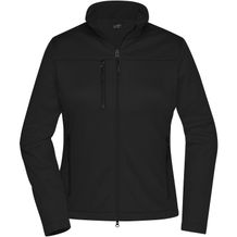 Ladies' Softshell Jacket - Klassische Softshelljacke im sportlichen Design aus recyceltem Polyester [Gr. S] (black) (Art.-Nr. CA717912)