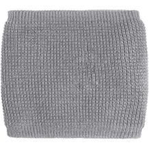 Knitted Loop - Lässiger Schlauchschal in grober Strickoptik (light-grey) (Art.-Nr. CA720389)