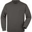 Men's Round Sweat Pocket - Klassisches Sweatshirt mit Brusttasche [Gr. S] (graphite) (Art.-Nr. CA720537)