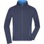 Men's Stretchfleece Jacket - Bi-elastische, körperbetonte Jacke im sportlichen Look [Gr. S] (navy/cobalt) (Art.-Nr. CA724202)