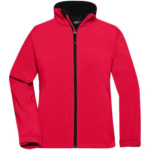 Ladies' Softshell Jacket - Trendige Jacke aus Softshell [Gr. XL] (Art.-Nr. CA725450) - 3-Lagen-Funktionsmaterial mit TPU-Membra...
