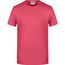 Men's Basic-T - Herren T-Shirt in klassischer Form [Gr. M] (raspberry) (Art.-Nr. CA726576)