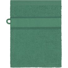 Flannel - Waschhandschuh im modischen Design (dark-green) (Art.-Nr. CA729648)