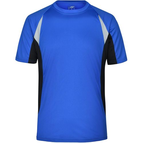 Men's Running-T - Atmungsaktives Laufshirt [Gr. XL] (Art.-Nr. CA730990) - Feuchtigkeitsregulierend, schnell...