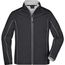 Men's Zip-Off Softshell Jacket - 2 in 1 Jacke mit abzippbaren Ärmeln [Gr. L] (black/silver) (Art.-Nr. CA736861)
