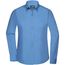 Ladies' Shirt Longsleeve Poplin - Klassisches Shirt aus pflegeleichtem Mischgewebe [Gr. XS] (aqua) (Art.-Nr. CA739380)