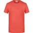 Men's Basic-T - Herren T-Shirt in klassischer Form [Gr. L] (coral) (Art.-Nr. CA743746)