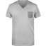 Men's Slub-T - T-Shirt im Vintage-Look [Gr. XL] (light-grey) (Art.-Nr. CA748352)
