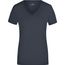 Ladies' Stretch V-T - T-Shirt aus weichem Elastic-Single-Jersey [Gr. S] (navy) (Art.-Nr. CA752745)