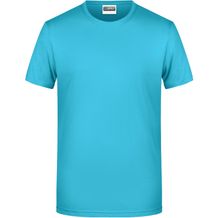 Men's Basic-T - Herren T-Shirt in klassischer Form [Gr. 3XL] (Turquoise) (Art.-Nr. CA753283)