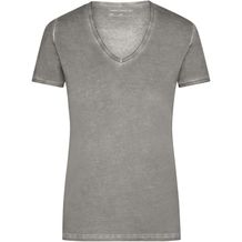 Ladies' Gipsy T-Shirt - Trendiges T-Shirt mit V-Ausschnitt [Gr. XXL] (grey) (Art.-Nr. CA755967)