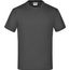 Junior Basic-T - Kinder Komfort-T-Shirt aus hochwertigem Single Jersey [Gr. S] (graphite) (Art.-Nr. CA759958)