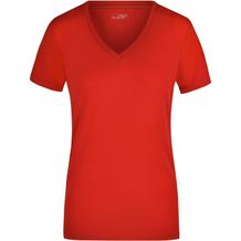 Ladies' Stretch V-T - T-Shirt aus weichem Elastic-Single-Jersey [Gr. XL] (Art.-Nr. CA763348)