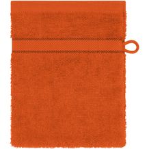 Flannel - Waschhandschuh im dezenten Design [Gr. 15 x 21 cm] (orange) (Art.-Nr. CA766985)