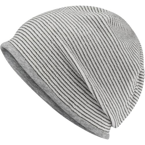 Structured Beanie - Stretchfleece-Mütze mit Kontrastabschluss (Art.-Nr. CA776009) - Angenehm weiche, bi-elastische Qualität...