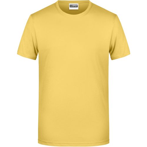 Men's Basic-T - Herren T-Shirt in klassischer Form [Gr. L] (Art.-Nr. CA778398) - 100% gekämmte, ringgesponnene BIO-Baumw...