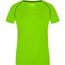 Ladies' Sports T-Shirt - Funktionsshirt für Fitness und Sport [Gr. M] (bright-green/black) (Art.-Nr. CA780135)