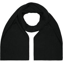 Knitted Scarf - Grober Strickschal mit eingefassten Enden (black) (Art.-Nr. CA784421)