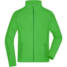 Men's Structure Fleece Jacket - Leichte Outdoor-Fleecejacke [Gr. 3XL] (green/dark-green) (Art.-Nr. CA791536)