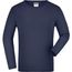 Junior Shirt Long-Sleeved Medium - Langarm T-Shirt aus Single Jersey [Gr. M] (navy) (Art.-Nr. CA796477)