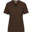 Ladies' BIO Workwear T-Shirt - Strapazierfähiges und pflegeleichtes T-Shirt [Gr. 4XL] (Brown) (Art.-Nr. CA802099)