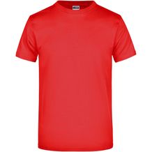 Round-T Heavy (180g/m²) - Komfort-T-Shirt aus strapazierfähigem Single Jersey [Gr. 3XL] (tomato) (Art.-Nr. CA809711)