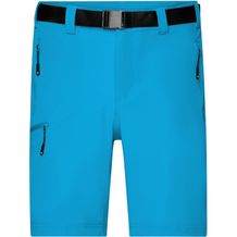 Men's Trekking Shorts - Bi-elastische kurze Outdoorhose [Gr. S] (bright-blue) (Art.-Nr. CA813548)