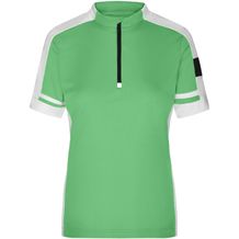 Ladies' Bike-T Half Zip - Sportives Bike-Shirt [Gr. L] (green) (Art.-Nr. CA814866)