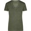Ladies' Gipsy T-Shirt - Trendiges T-Shirt mit V-Ausschnitt [Gr. S] (dusty-olive) (Art.-Nr. CA823672)