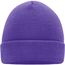 Knitted Cap - Klassische Strickmütze in vielen Farben (dark-purple) (Art.-Nr. CA830140)