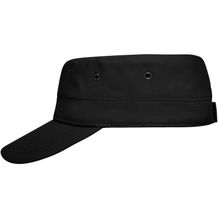Military Cap for Kids - Trendige Cap im Military-Stil aus robuster Baumwolle (black) (Art.-Nr. CA830297)