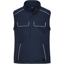 Workwear Softshell Vest - Professionelle Softshellweste im cleanen Look mit hochwertigen Details [Gr. XXL] (navy) (Art.-Nr. CA835849)