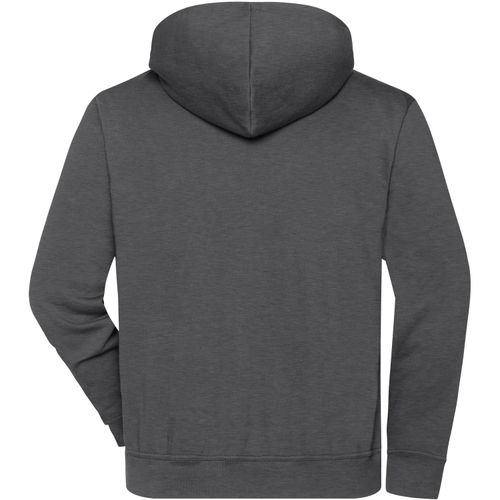 BIO Workwear-Half Zip Hoody - Sweatshirt mit Kapuze und Reißverschluss [Gr. M] (Art.-Nr. CA840940) - Strapazierfähige, pflegeleichte Baumwol...