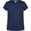 Girls' Basic-T - T-Shirt für Kinder in klassischer Form [Gr. L] (navy) (Art.-Nr. CA856899)