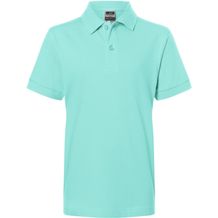 Classic Polo Junior - Hochwertiges Polohemd mit Armbündchen [Gr. M] (mint) (Art.-Nr. CA857154)