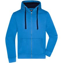 Men's Hooded Jacket - Premium Sweatjacke mit Bionic®-Finish [Gr. 3XL] (cobalt/navy) (Art.-Nr. CA863908)