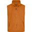 Fleece Vest - Wärmende Weste in schwerer Fleece-Qualität [Gr. S] (orange) (Art.-Nr. CA872270)