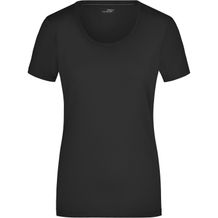Ladies' Stretch Round-T - T-Shirt aus weichem Elastic-Single-Jersey [Gr. L] (black) (Art.-Nr. CA879773)
