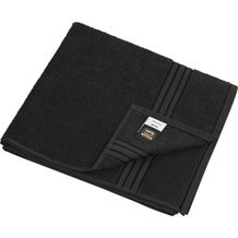 Bath Towel - Badetuch in flauschiger Walkfrottier-Qualität (black) (Art.-Nr. CA884658)